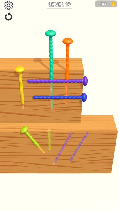 Color Screw Sort游戏截图