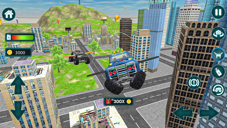 Flying Monster Truck Simulator游戏截图