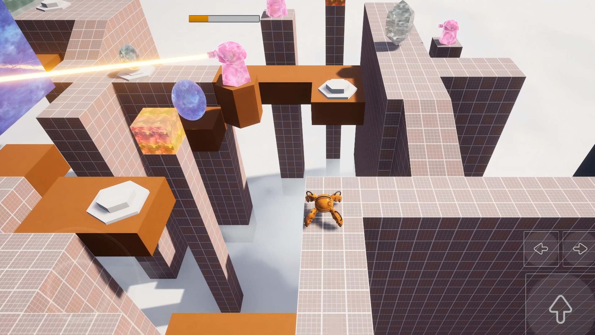 机器人与三色光游戏截图