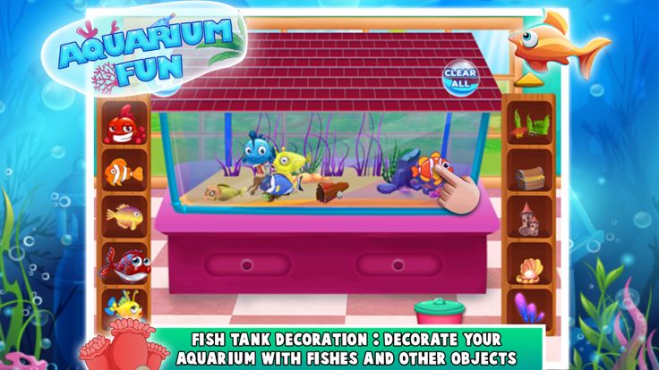 Kids Aquarium Fun - Create Your Dream Fish Tank!游戏截图
