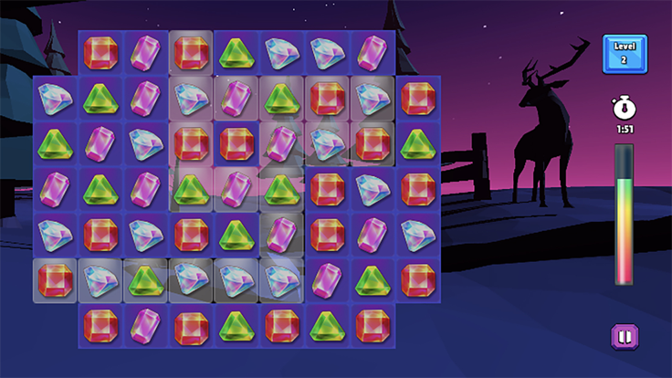 Wild Gem Match 3 Pro游戏截图
