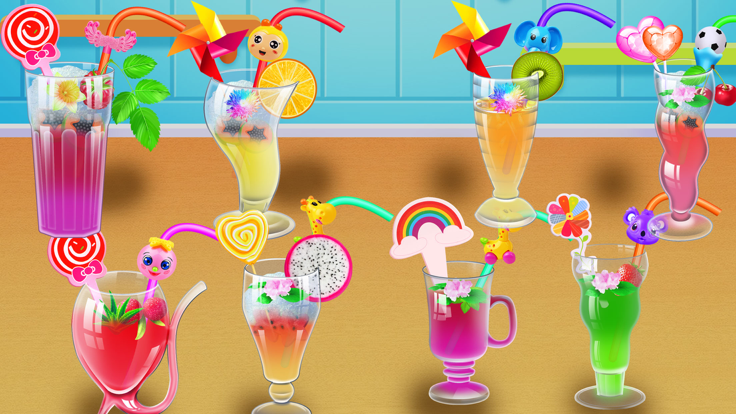 烹饪游戏- 制作美味的饮料游戏截图