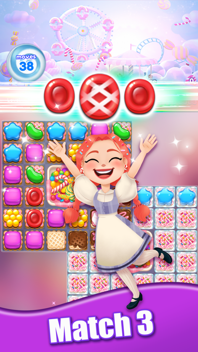 Candy Go Round: Match 3游戏截图