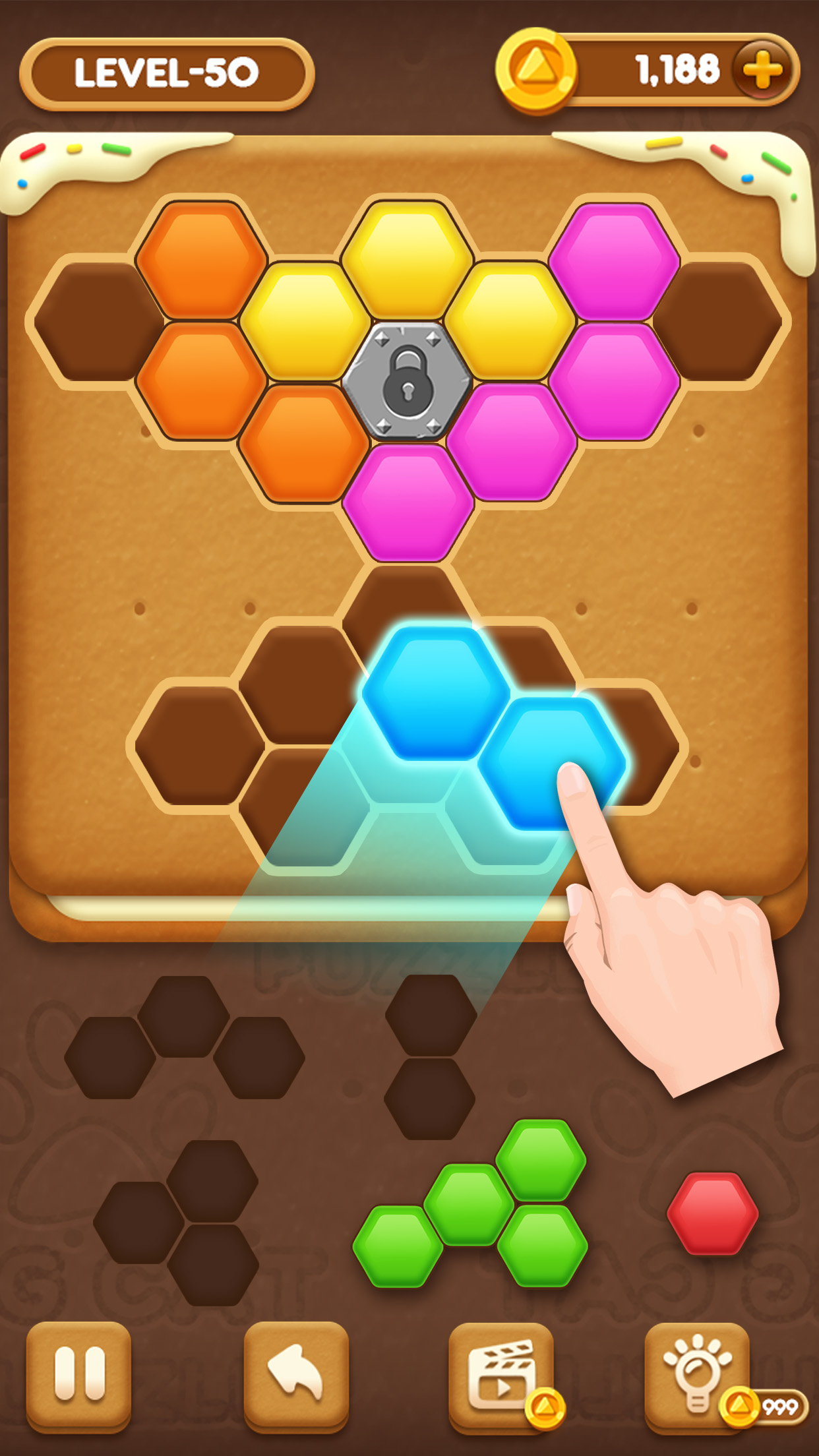 Cookie Puzzle: Hexa（测试版）游戏截图