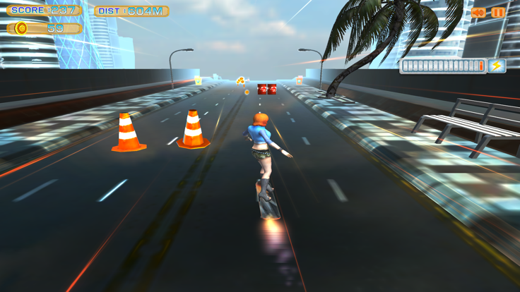 Surfer Chick: Dash, Jump & Dodge Skate 3D Action游戏截图