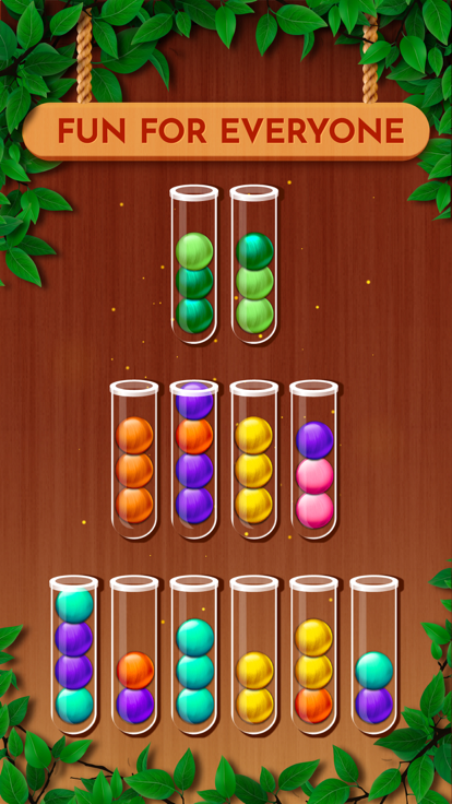 Woody Sort: Ball Sort Puzzle游戏截图
