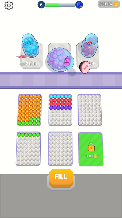 Color Candy Sort游戏截图