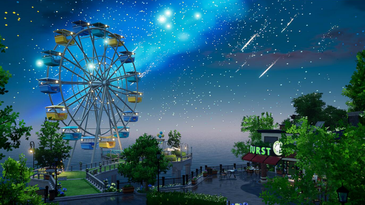 「流星雨」梦幻坠落