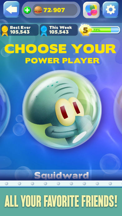 SpongeBob Bubble Party游戏截图
