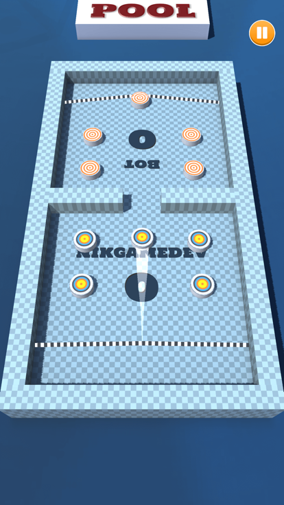 Puck Pool - Fast Sling Puck 3D游戏截图