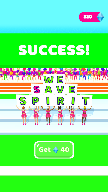 Cheerleader Run游戏截图