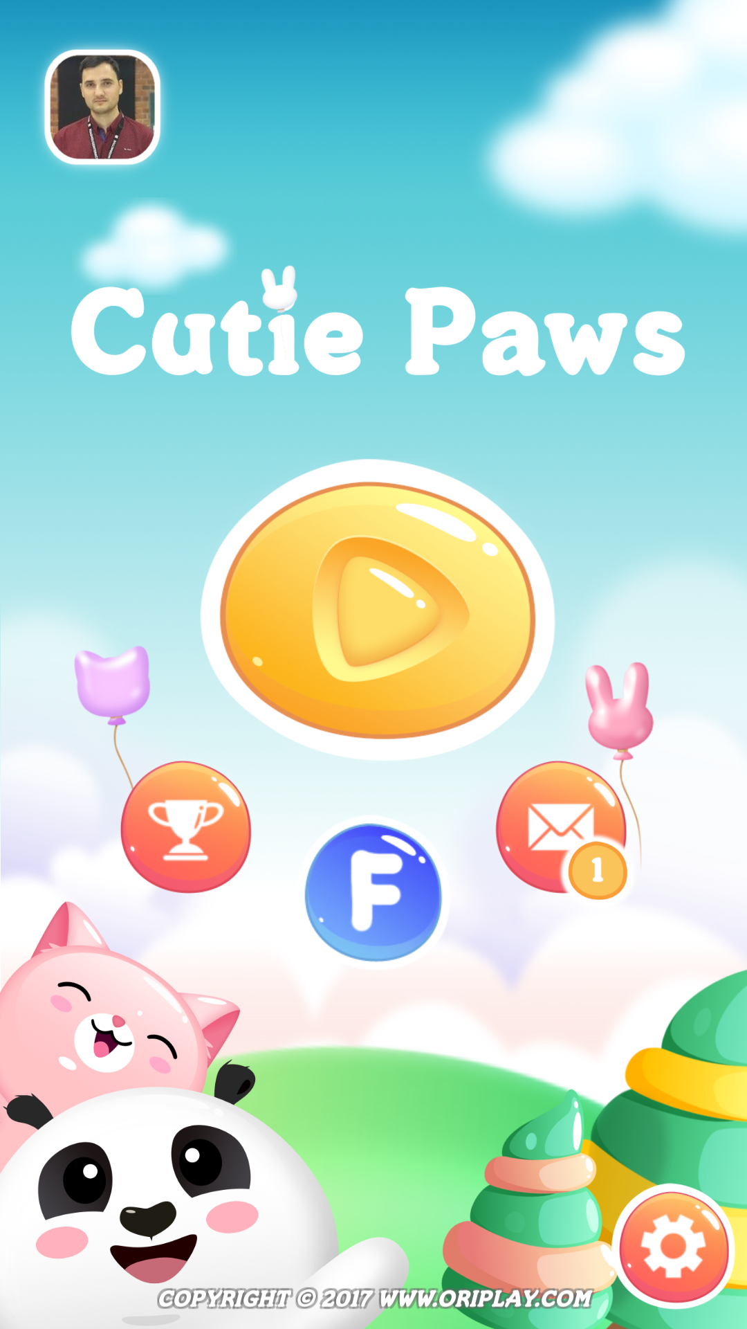 Cutie Paws - Line Slot Match 3游戏截图