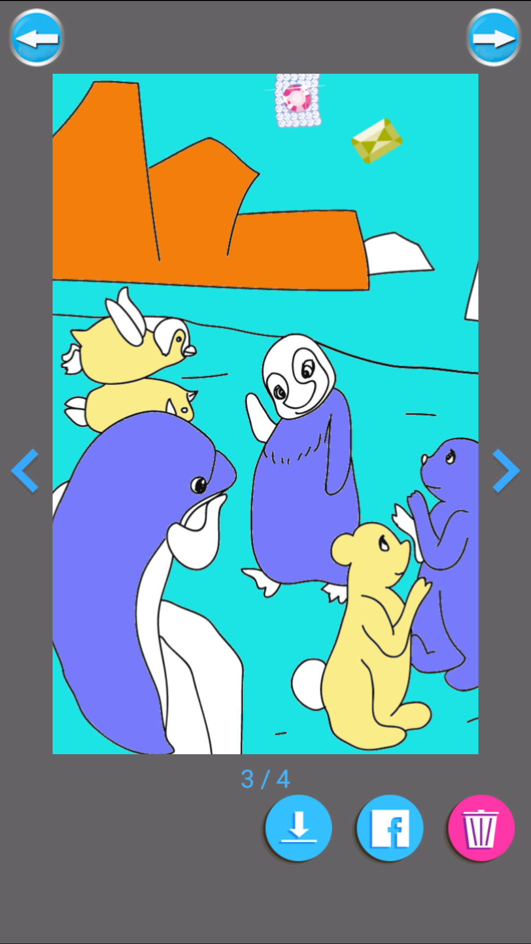 涂色书游戏截图