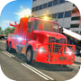 Flying Firefighter Truckicon