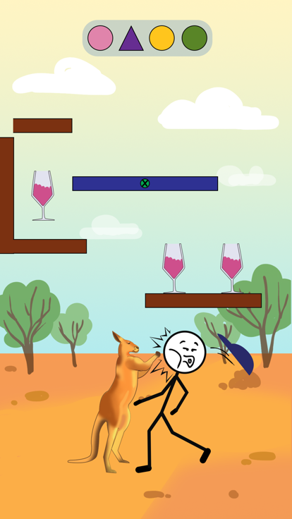 Glass Fall Puzzle游戏截图