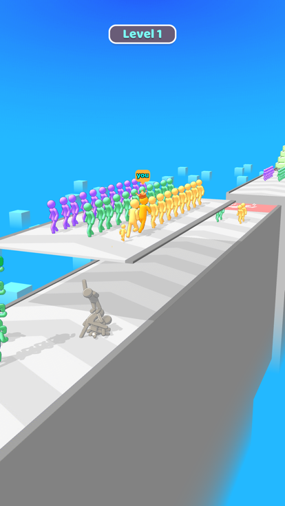 Stickman Stack Run游戏截图