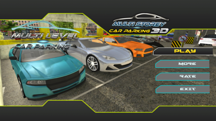 多层停车场 3D-驾驶模拟器游戏截图