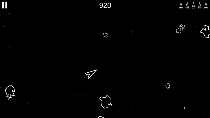 Asteroids -retro space shooter游戏截图
