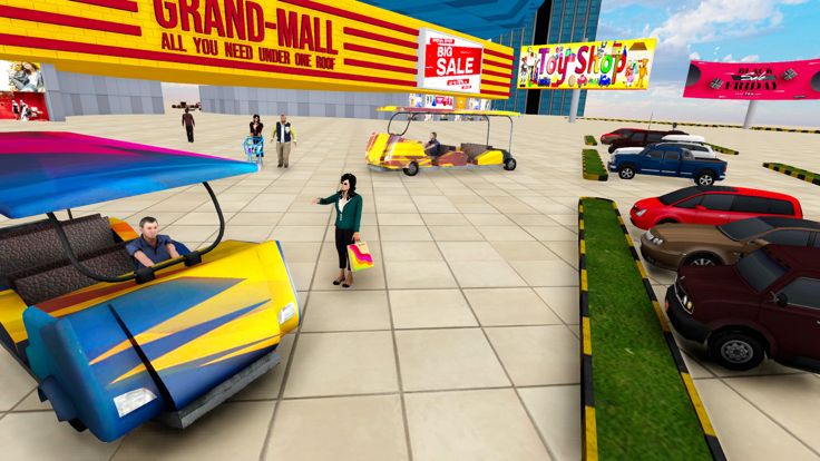 无线电出租车商场游戏截图