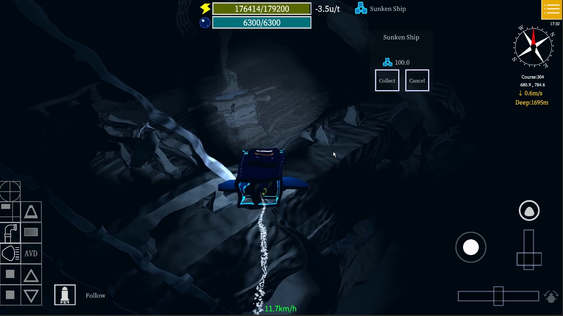 方块潜艇游戏截图