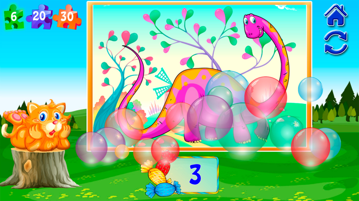 有趣的初级拼图游戏截图