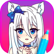 动漫漫画着色页与动画效果