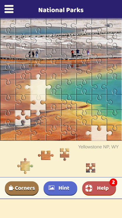 National Parks Puzzle游戏截图