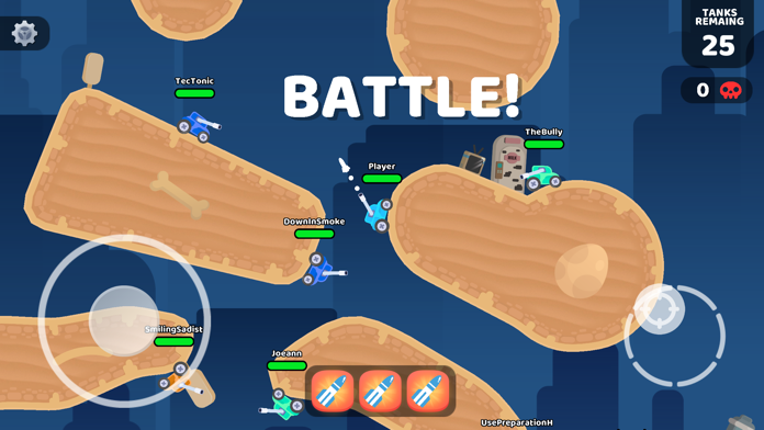 Mad Royale.io - Tank Battle游戏截图