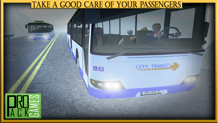 山巴士驾驶模拟器座舱视图 - 道奇在一个危险的公路交通游戏截图