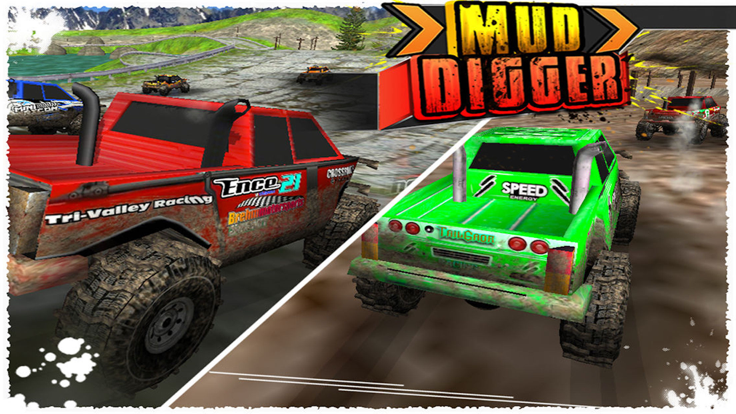 Mud Digger Simulator Racing游戏截图
