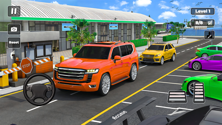 Prado Car Parking 3D Game游戏截图