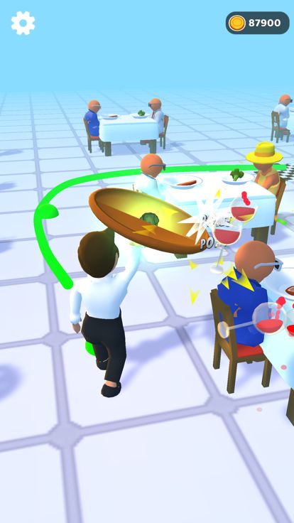 Waiter Run 3D!游戏截图