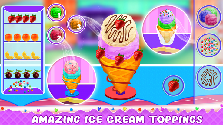 DIY冰淇淋机工厂游戏截图