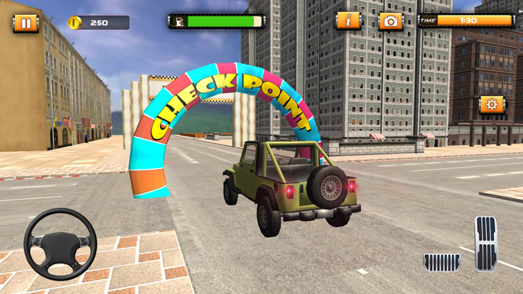Extreme Jeep Stunts Tricks 3D游戏截图