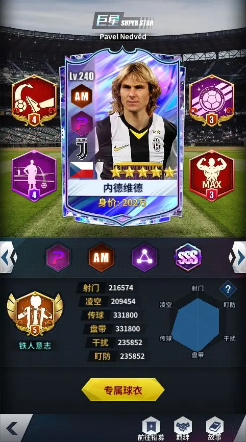 新增SSS球员内德维德