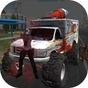 Truck Driving Zombie Road Kill