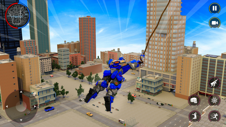 飞行机械机器人战争 3D：怪物卡车游戏游戏截图