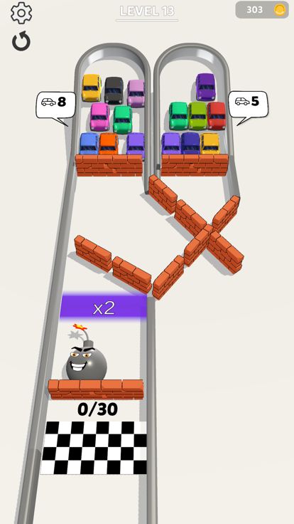 Slip the Cars游戏截图