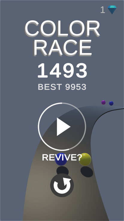 Color Race 3D Game游戏截图