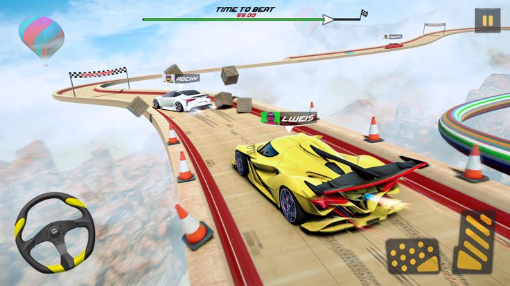 汽车游戏: 赛车游戏: 开放世界游戏: 巨型汽车驾驶模拟器游戏截图