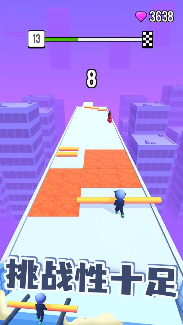 屋顶棍棍侠游戏截图