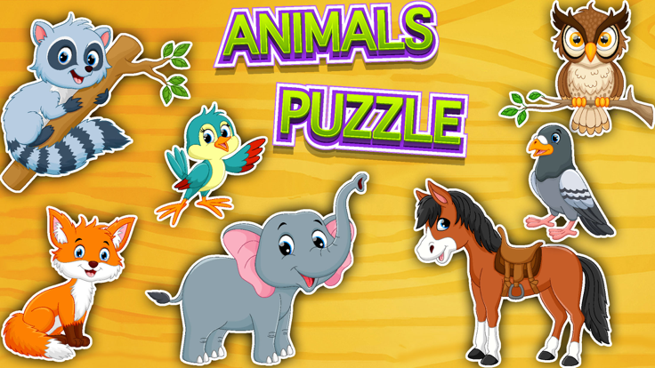 My First Animals Puzzle Games For Toddlers游戏截图