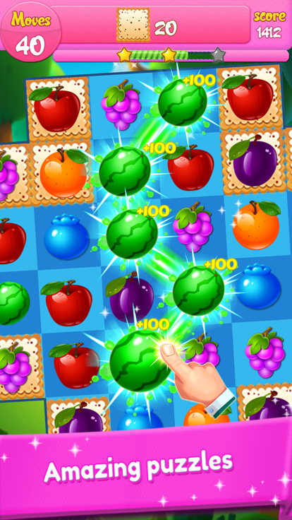 Fruits Break Connect游戏截图