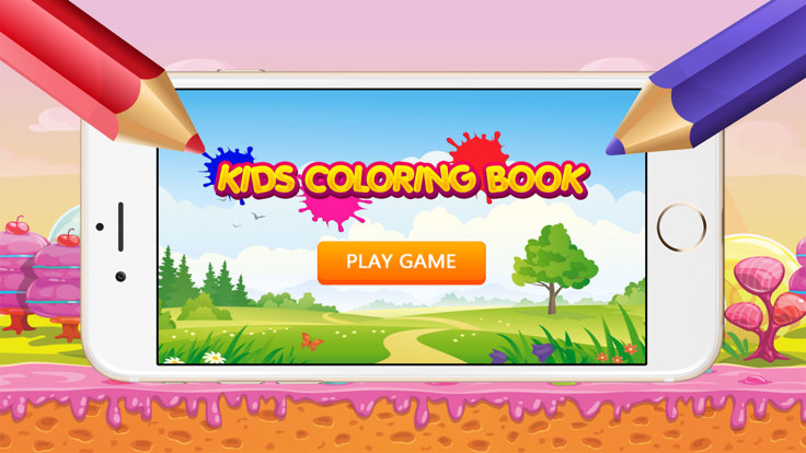 Free Coloring Book for Kids - Cartoon Car游戏截图