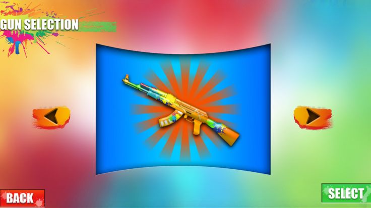 Paintball shoot 3d color war游戏截图