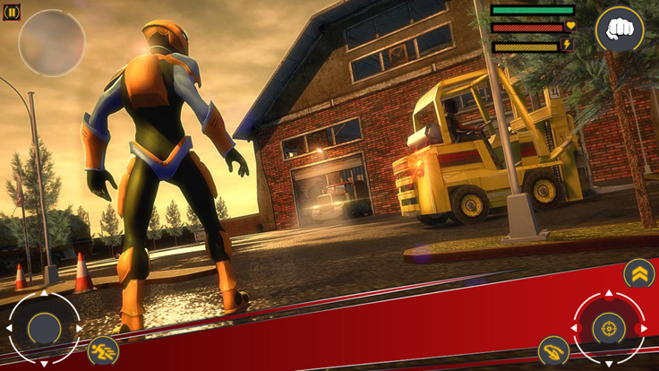 惊人的蜘蛛火柴人英雄：飞绳英雄 3D游戏截图