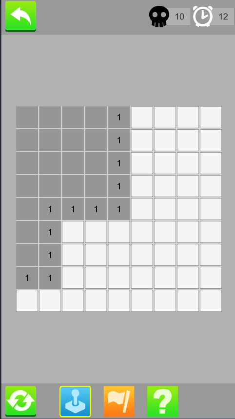 简易扫雷游戏截图