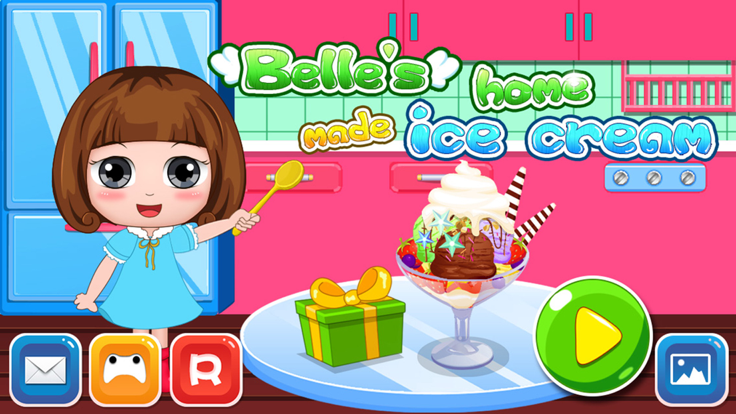 贝贝公主雪糕冰淇淋店-女生模拟制作冰淇淋游戏游戏截图