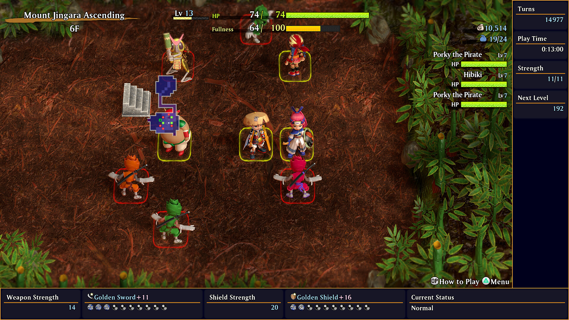 千变的迷宫　风来的希炼６　蛇蜷岛探险谭游戏截图