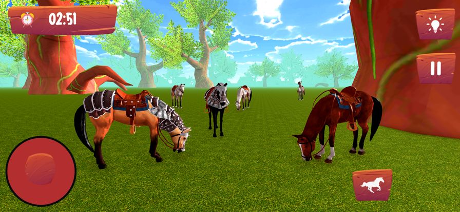 Wild Horse City Simulation 3D游戏截图